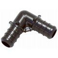 House WP19P-1212PB 0.75 in. Poly Alloy Barb Insert Pex Elbow, 10PK HO588474